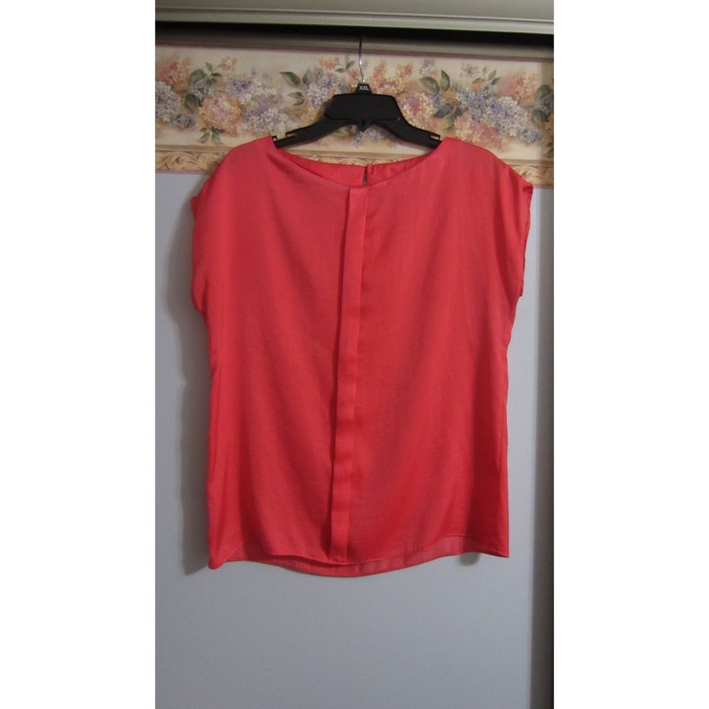 MNG Casual XS Pink Satin Business Occasion Oversized Top